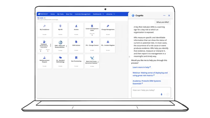 AI assistant for enterprise risk management blog Cognita Protecht